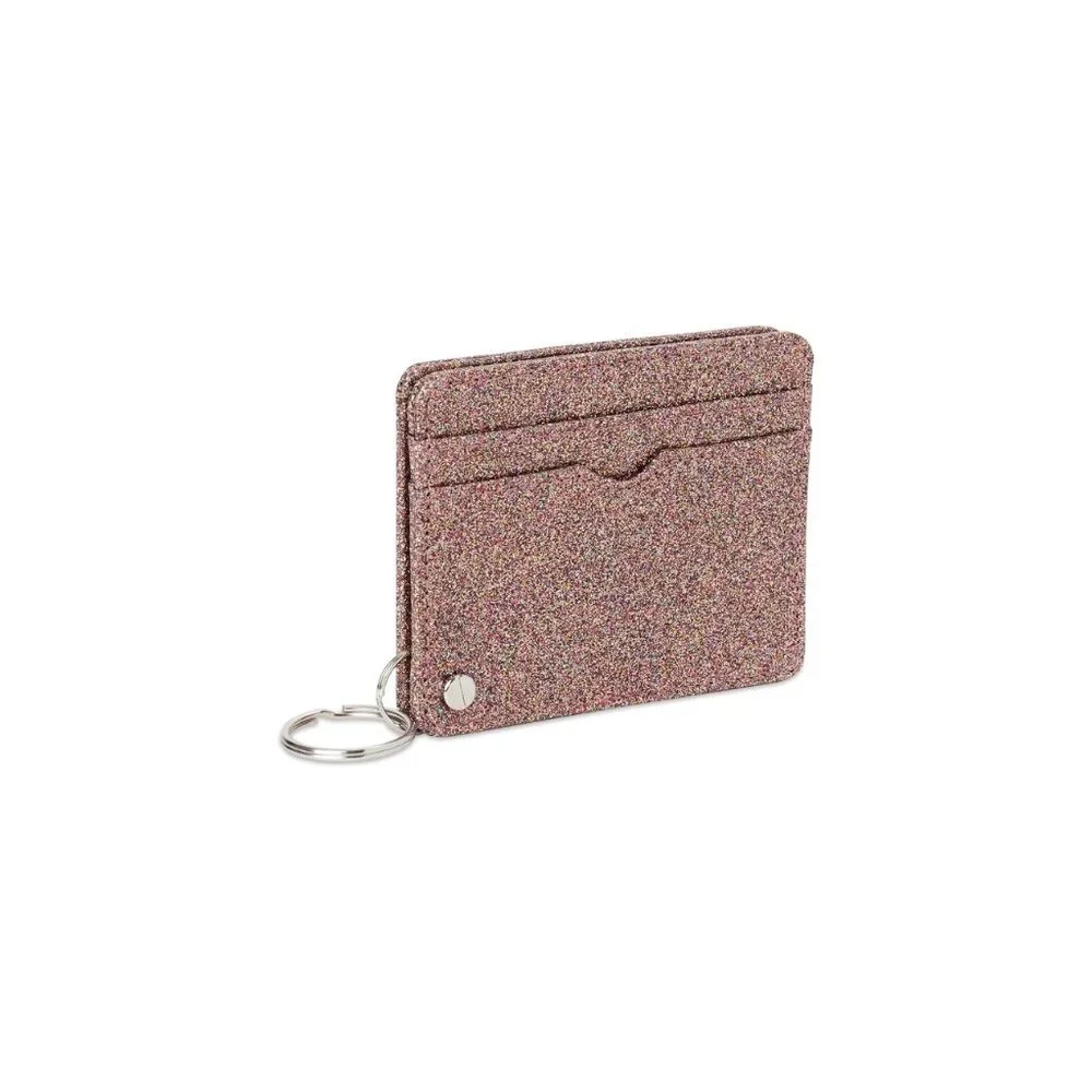 NWT No Boundaries Faux Leather Sparkle Shimmer Mirror Wallet 90s Inspired Trendy